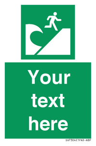 Custom Safe Condition Tsunami evacuation area